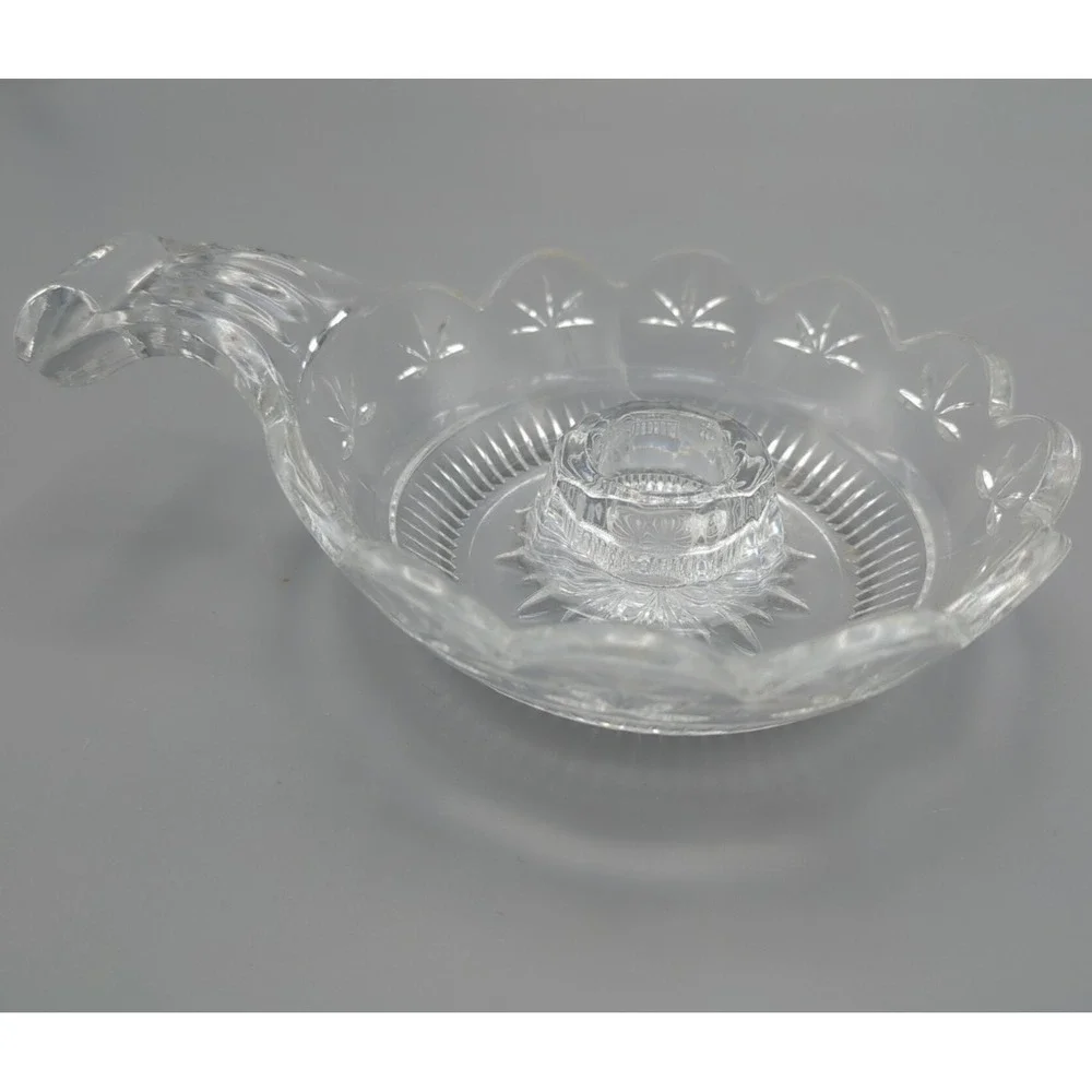 Vintage Partylite Clear Lead Crystal Chamberstick, Exellent Used Condition - Picture 1 of 11